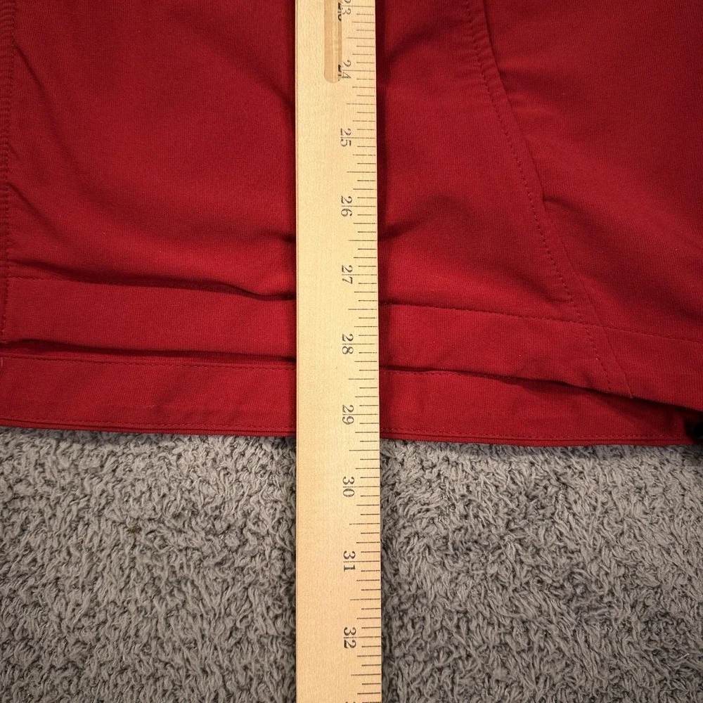 Peter Millar Element 4 Wind‎ Jacket Mens Extra Large Red Full Zip Softshell Golf